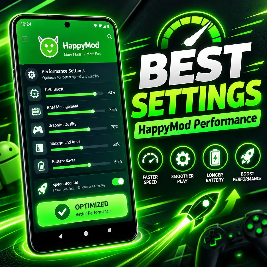 Best Settings for HappyMod Performance